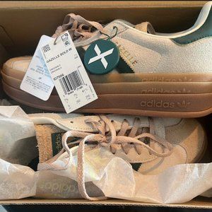 Adidas Gazelle Bold 'Cream Collegiate Green' (Womens)